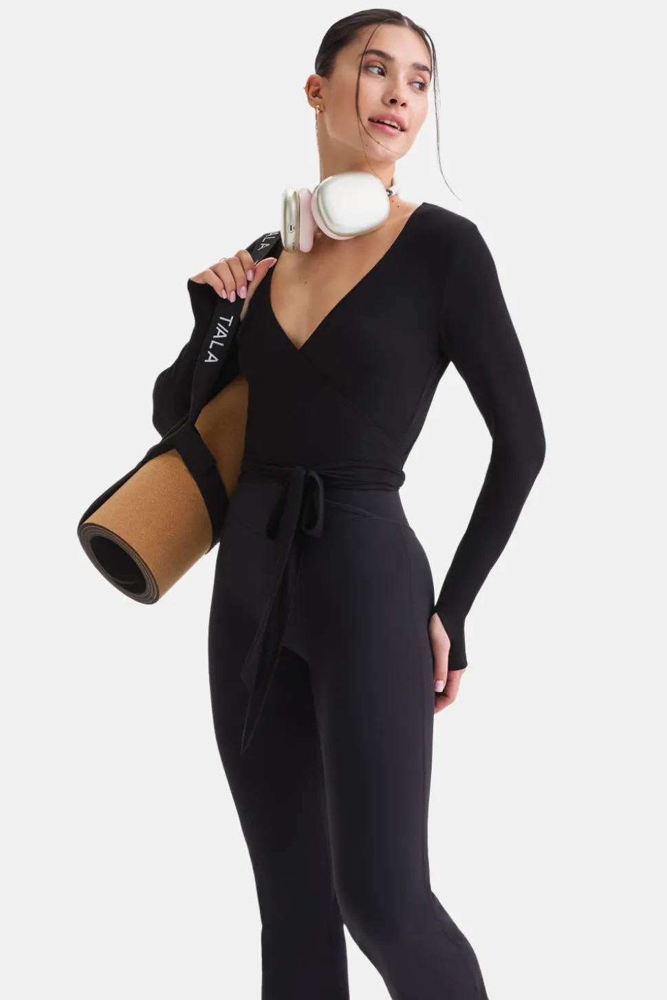 Wrap Around Cardigan - Shadow Black