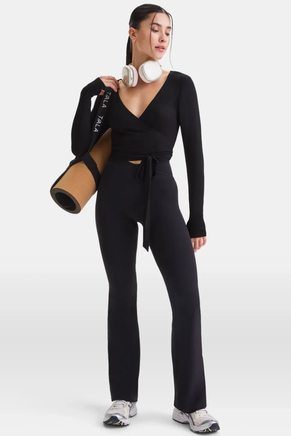 Wrap Around Cardigan - Shadow Black